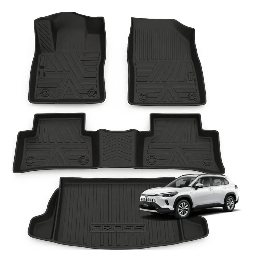 Tapetes de uso rudo 3D para Corolla Cross