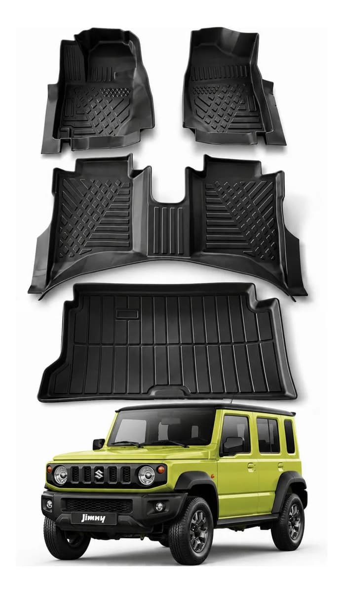 Rhino Tapetes Uso Rudo Para Vehículo Suzuki Jimny Negro