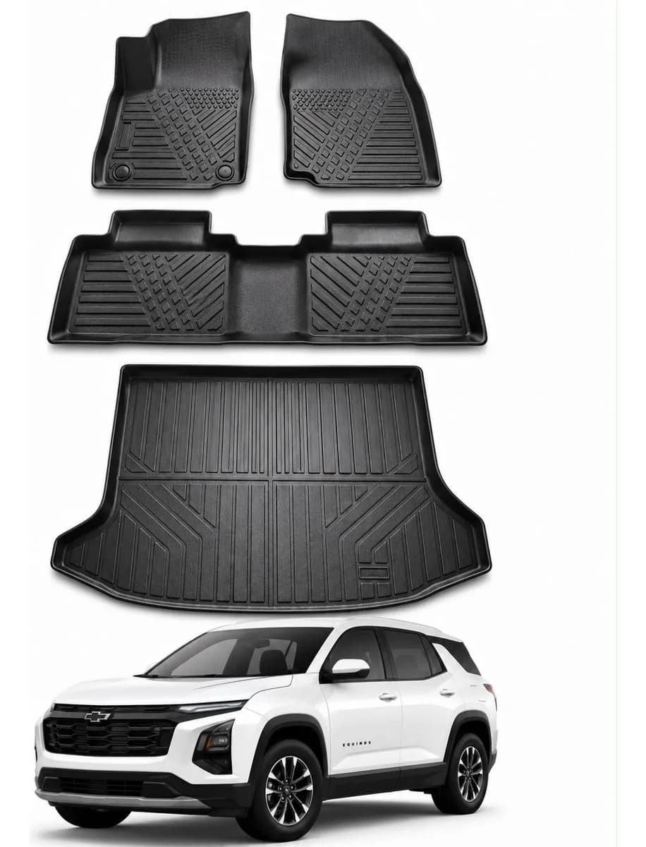 Rhino Tapetes Uso Rudo Compatible Con Chevrolet Equinox 2026 Negro