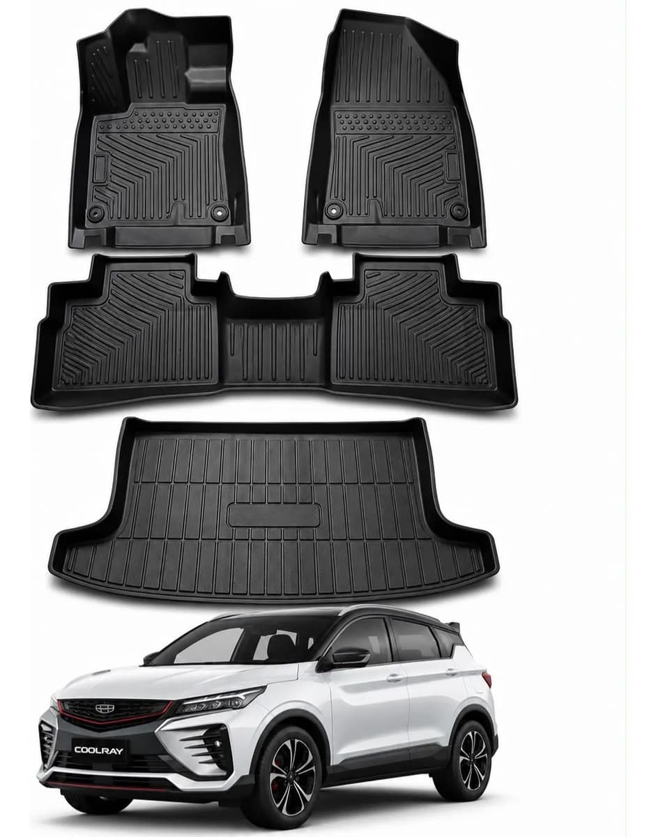 Rhino Tapete De Uso Rudo Para Vehículo Geely Coolray Negro