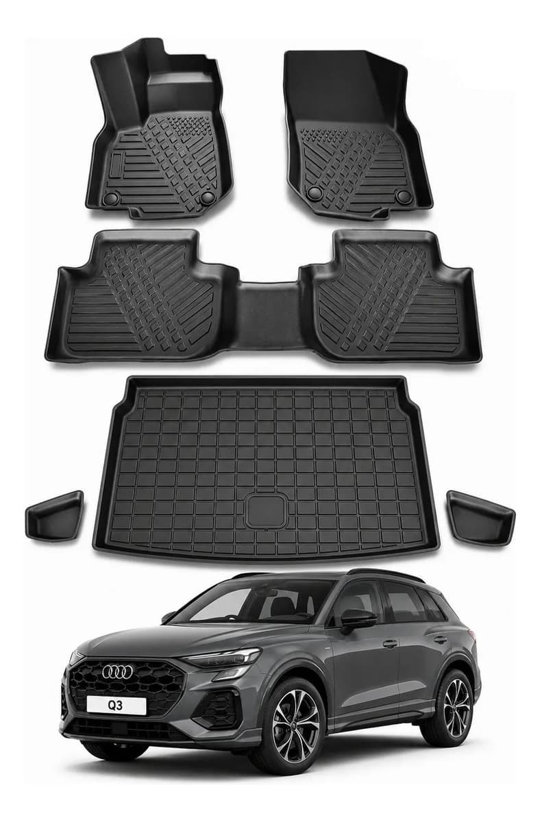 Rhino Tapetes De Uso Rudo Para Audi Q3 Negro