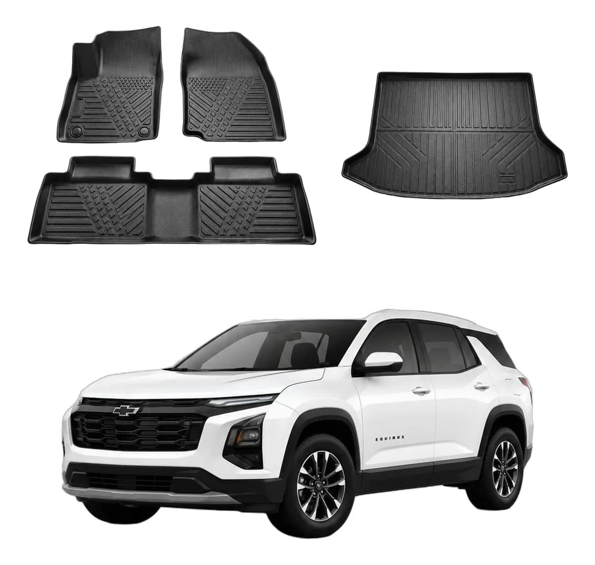 Rhino Tapetes Uso Rudo Compatible Con Chevrolet Equinox 2026 Negro