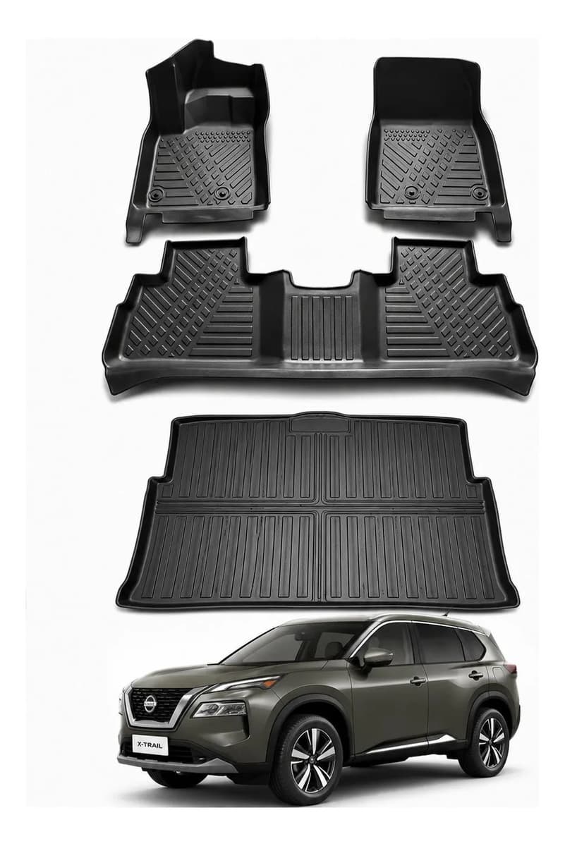 Rhino Tapetes De Uso Rudo Para Nissan X-trail Negro